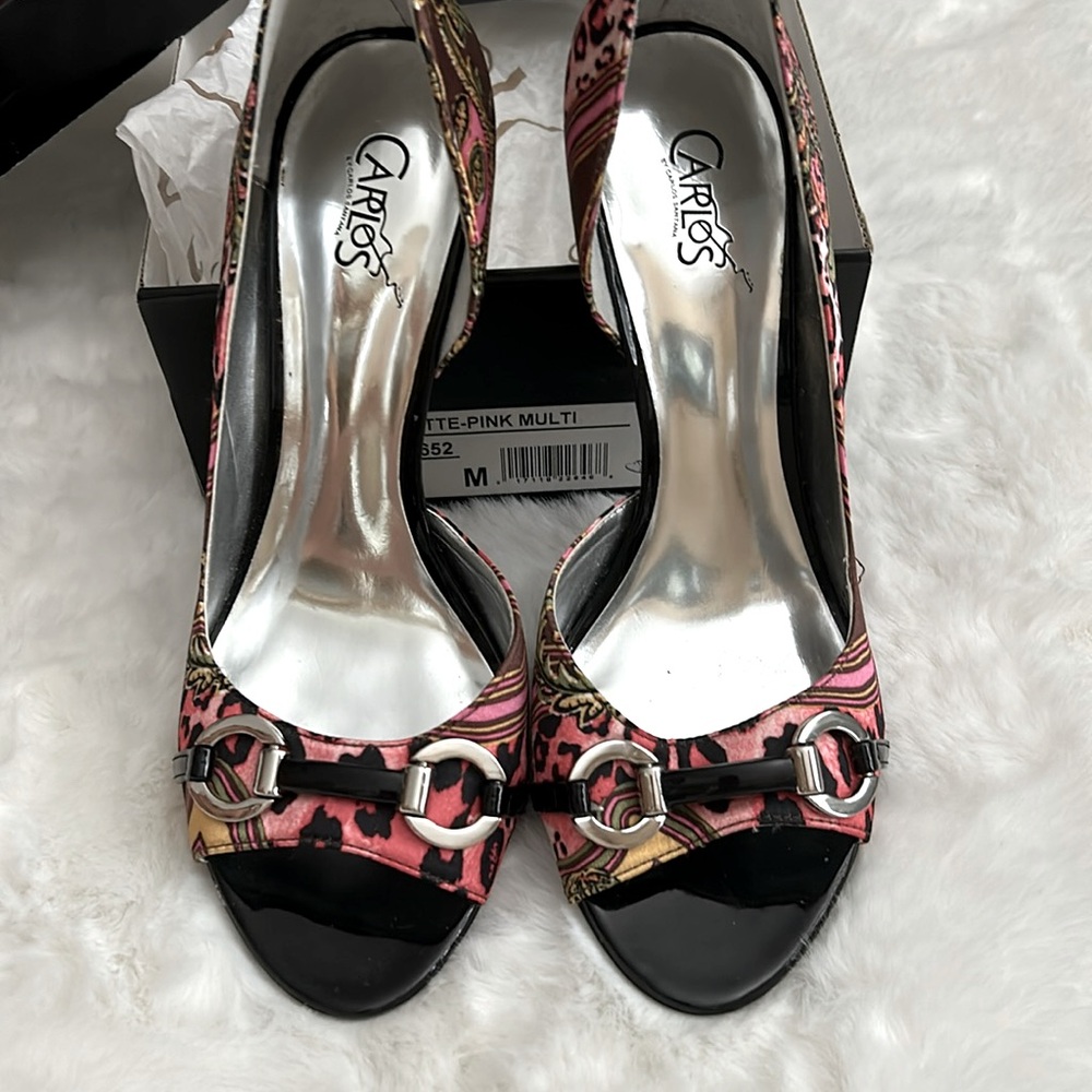 Carlos by Carlos Santana Roulette Multi Color Pumps. Size 7 1/2